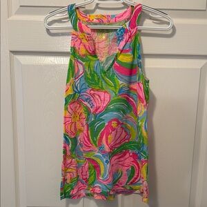 Lilly Pulitzer Colorful Floral Tank Top